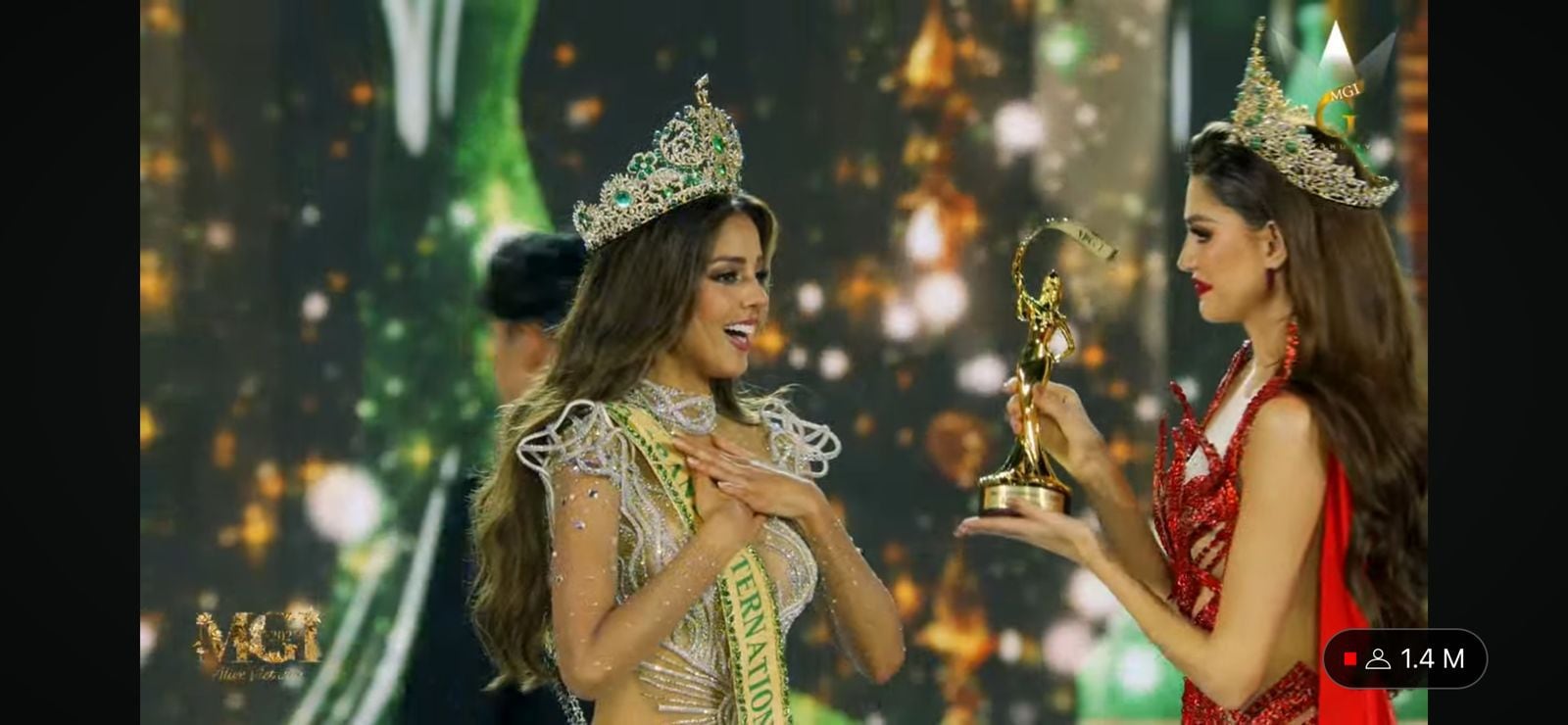 Luciana Fuster ganó el Miss Grand International 2023  y se coronó como la máxima reina.