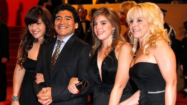 Gianinna, Diego, Dalma y Claudia, cuando parecÃ­an ser inseparables (Foto: The Grosby Group)