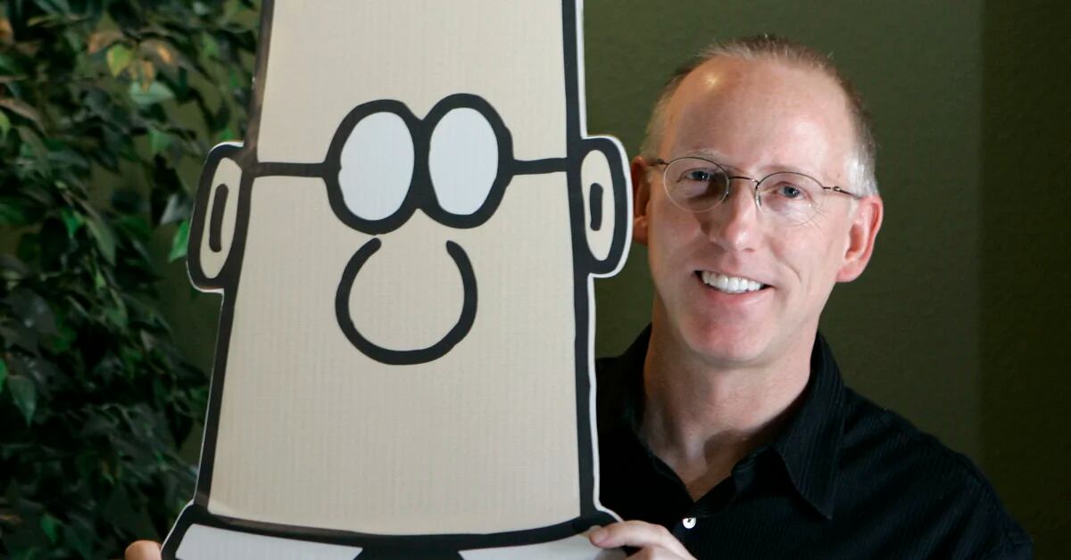 The statements of the creator of the comic strip “Dilbert” which caused his withdrawal from the American media because of racism