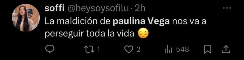 Reviven maldición de Paulina Vega a las Misses Universo Colombia - crédito @heysoysofilu/X
