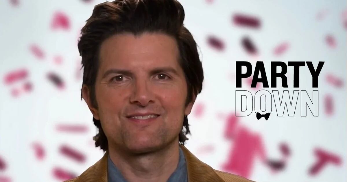 Adam Scott alone with GlobeLiveMedia for the premiere of “Party Down” in its third season and after 13 years