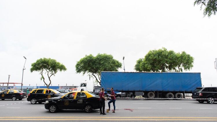 El tránsito mano al centro fue interrumpido (Adrian Escandar)