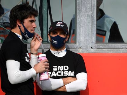 Sergio Pérez acumula 82 unidades y su coequipero Lance Stroll tiene 57 unidades (Foto: Reuters/Rudy Carezzevoli)