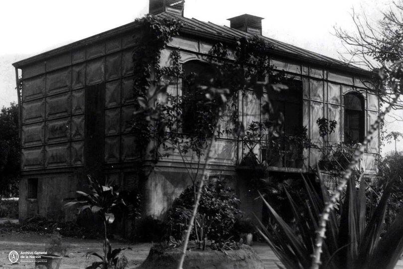 Casa que habitó Sarmiento en Asunción del Paraguay (Archivo General de la Nación)