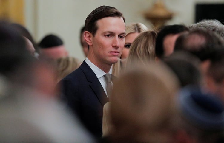 El asesor y yerno de Trump, Jared Kushner, considerado uno de los arquitectos del Plan de Paz (REUTERS/Brendan McDermid)