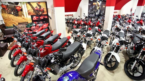 El efecto recesivo en el consumo también se observó en la venta de motos (Honda)