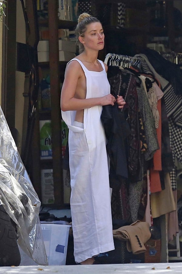 Amber Heard en su residencia de Los Ángeles (Grosby)