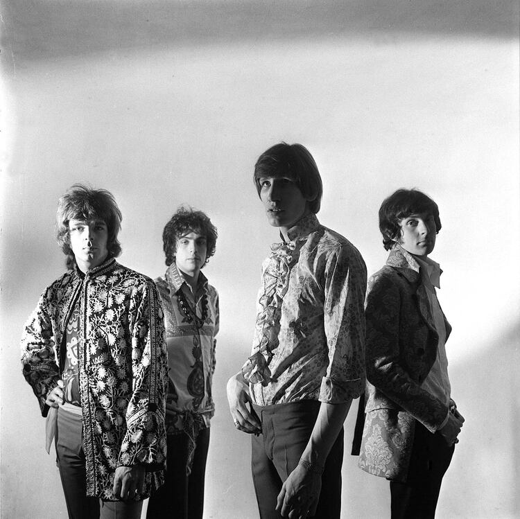 Rick Wright, Syd Barrett, Roger Waters y Nick Mason (Dezo Hoffman/Shutterstock)