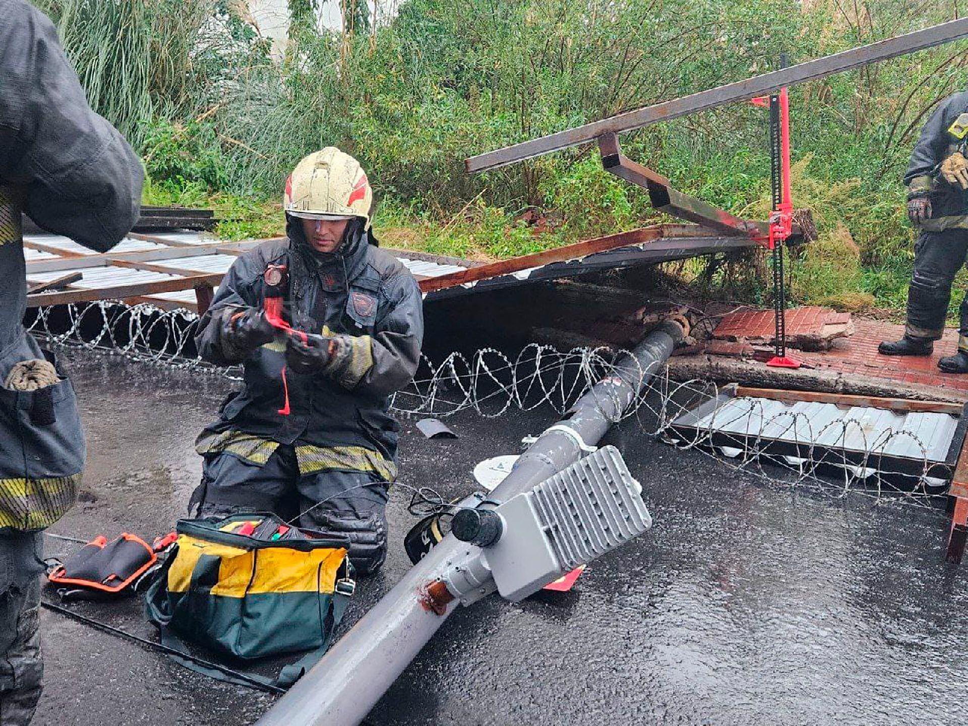 El temporal produjo varios daños materiales en la Ciudad de Buenos Aires