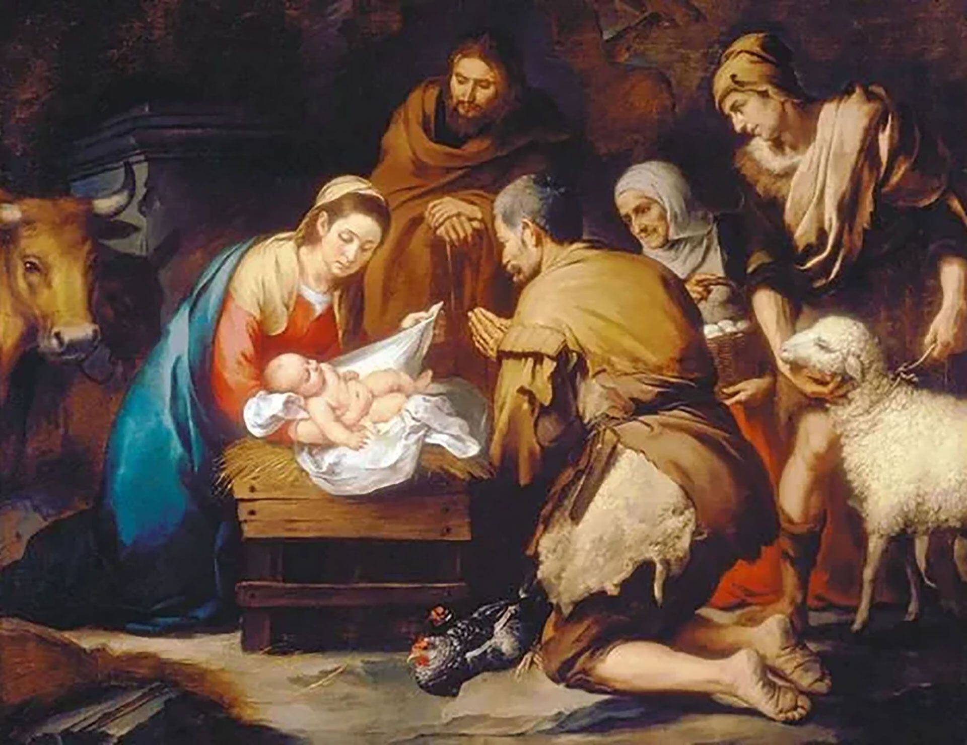 Nacimiento de Jesús cuadro