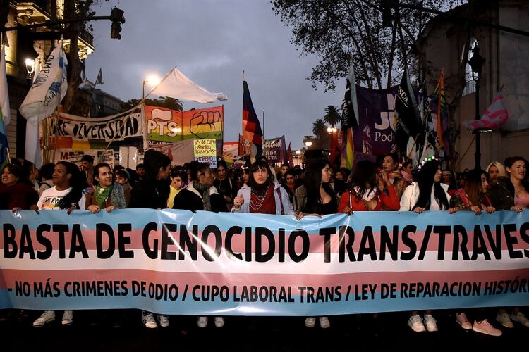 Las mujeres trans y travestis alzarán su reclamo por el cupo laboral trans (Nicolás Stulberg)