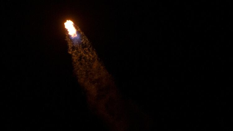 El lanzamiento se hizo desde el Kennedy Space Center en Florida (Jim WATSON / AFP)