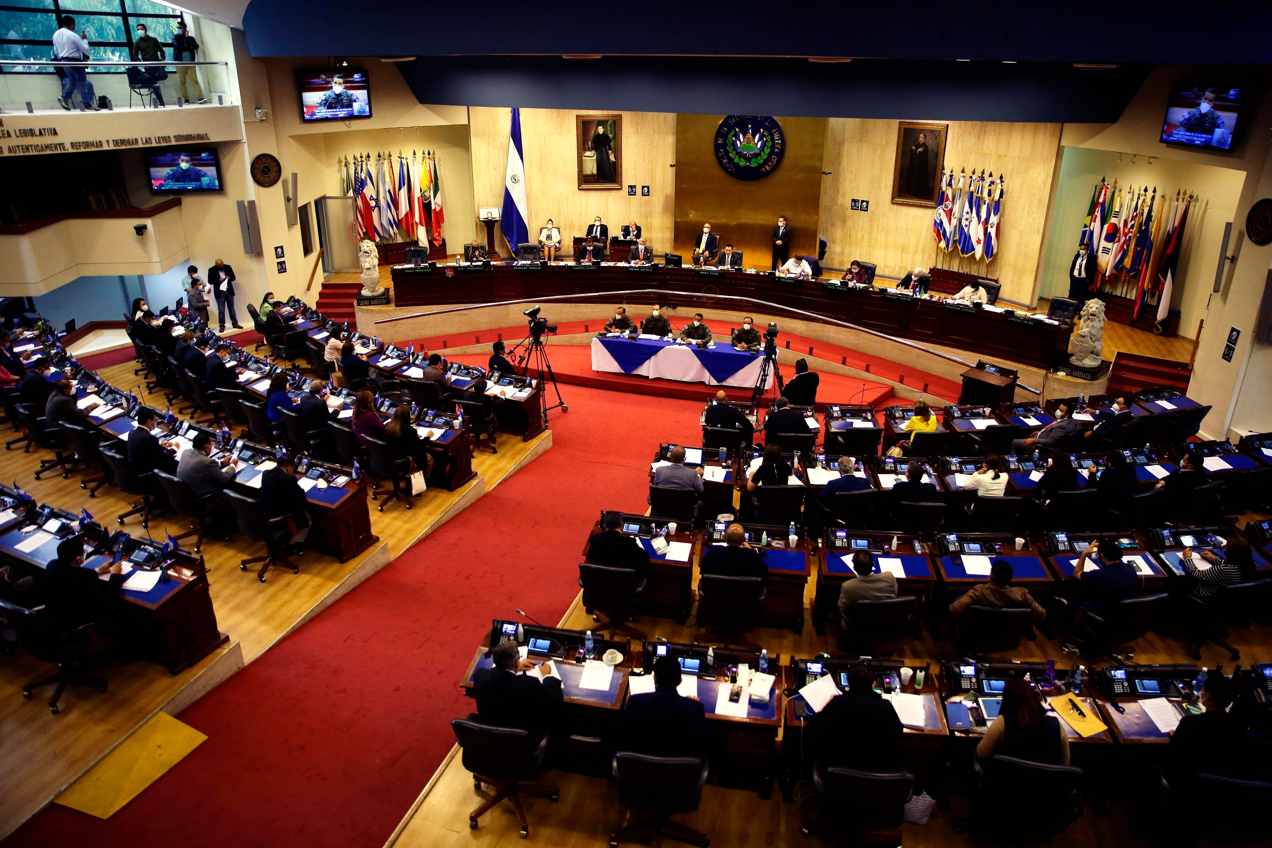 La Asamblea Legislativa de El Salvador (EFE/Rodrigo Sura/Archivo)
