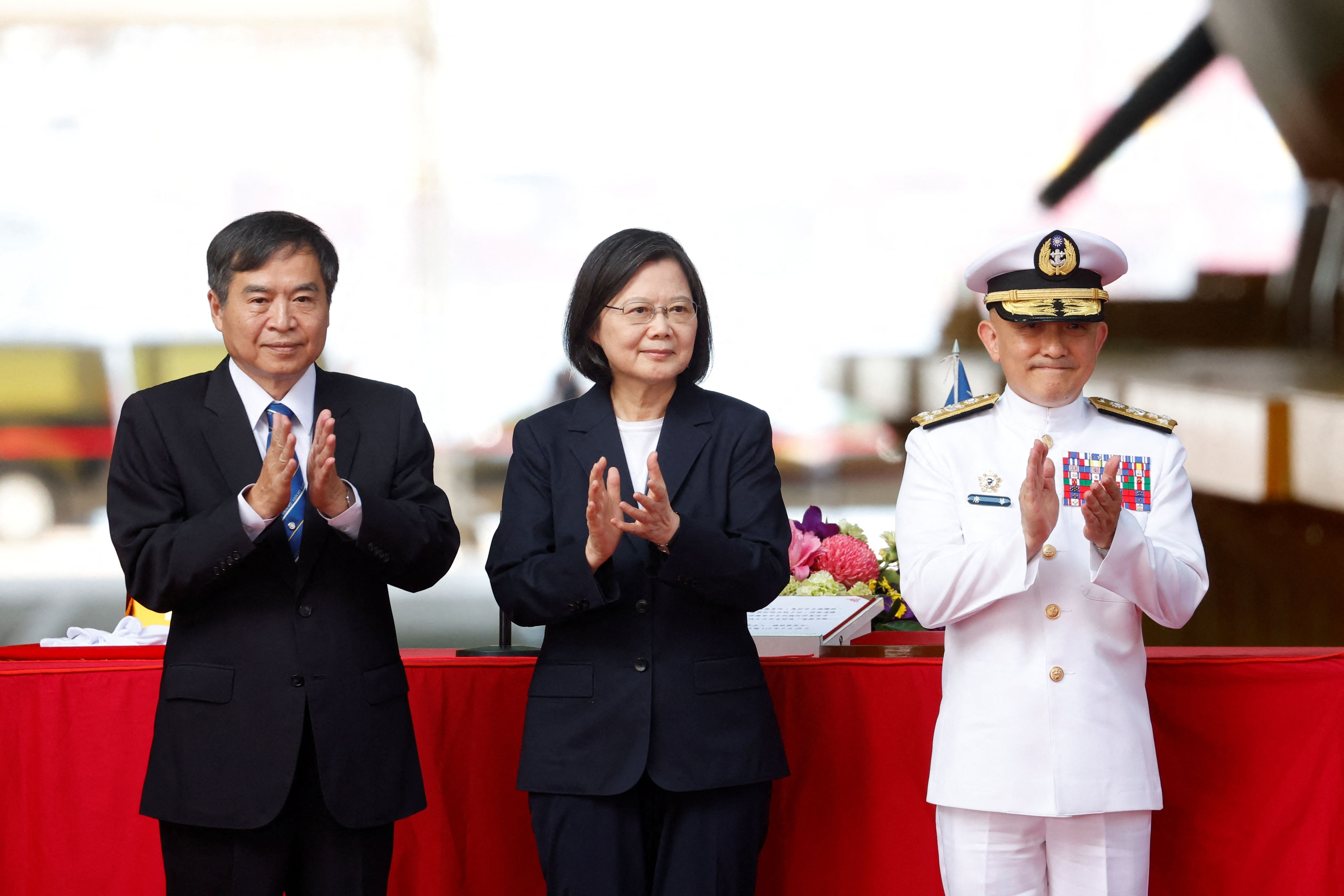 Cheng Wen-lon, presidente del fabricante de submarinos CSBC Corp, que se especializa en embarcaciones militares, dijo que el proceso de construcción de siete años hizo que el equipo trabajara las 24 horas del día. (REUTERS)