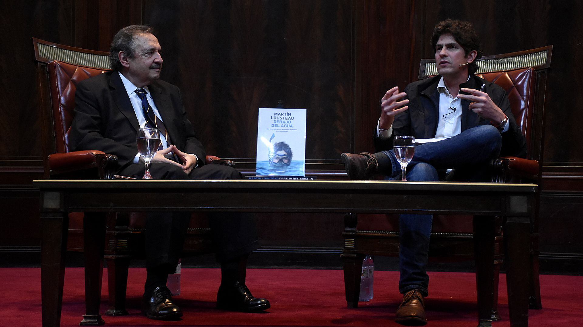 Ricardo Alfonsín hizo una introducción con elogios al libro del economista 