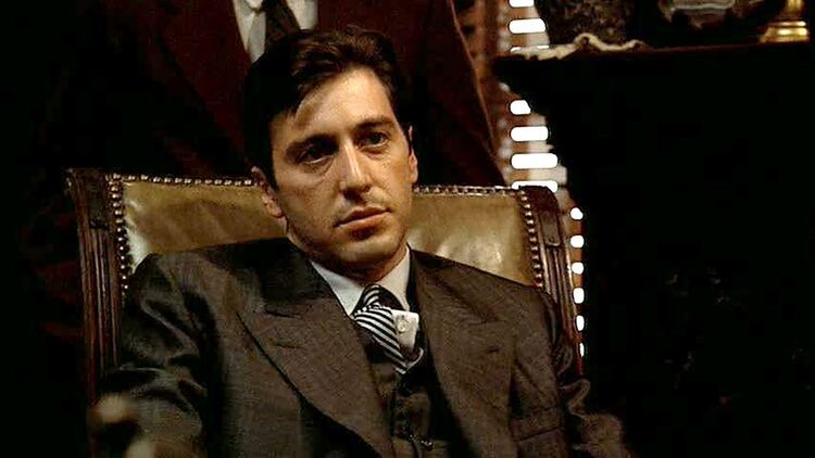 Al Pacino, como Michael Corleone en “El Padrino”, director Francis Ford Coppola (Foto: Especial)