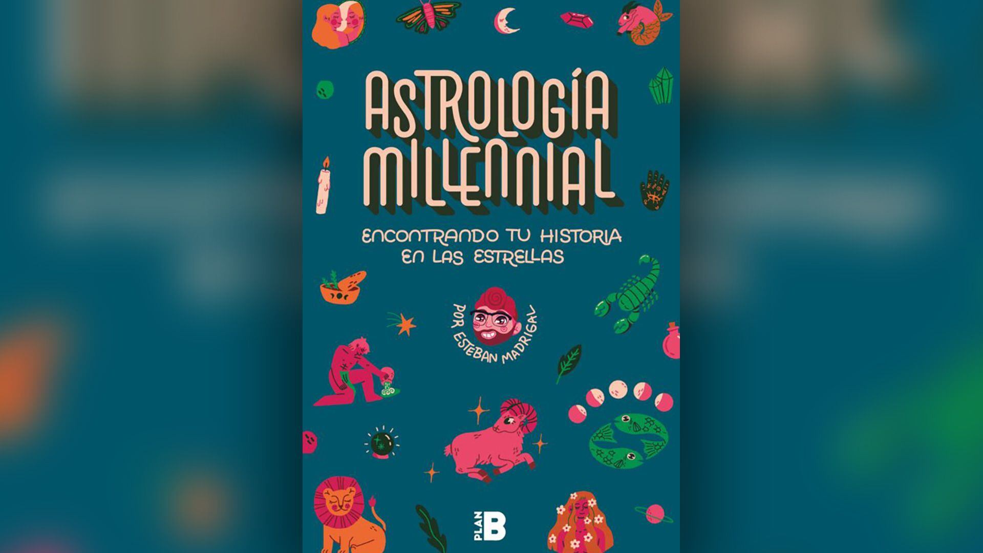 Portada del libro “Astrología millennial” de Esteban Madrigal
