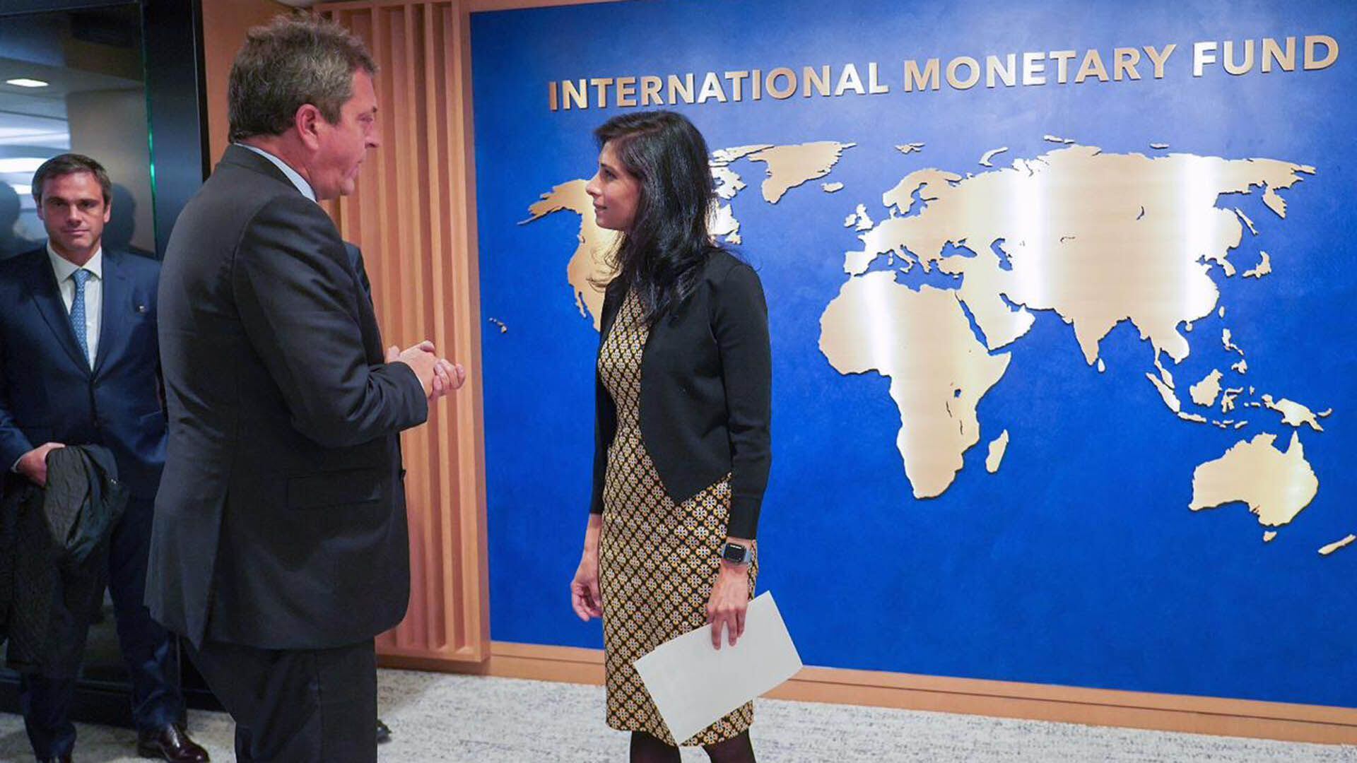 MASSA Reunión con el  FMI