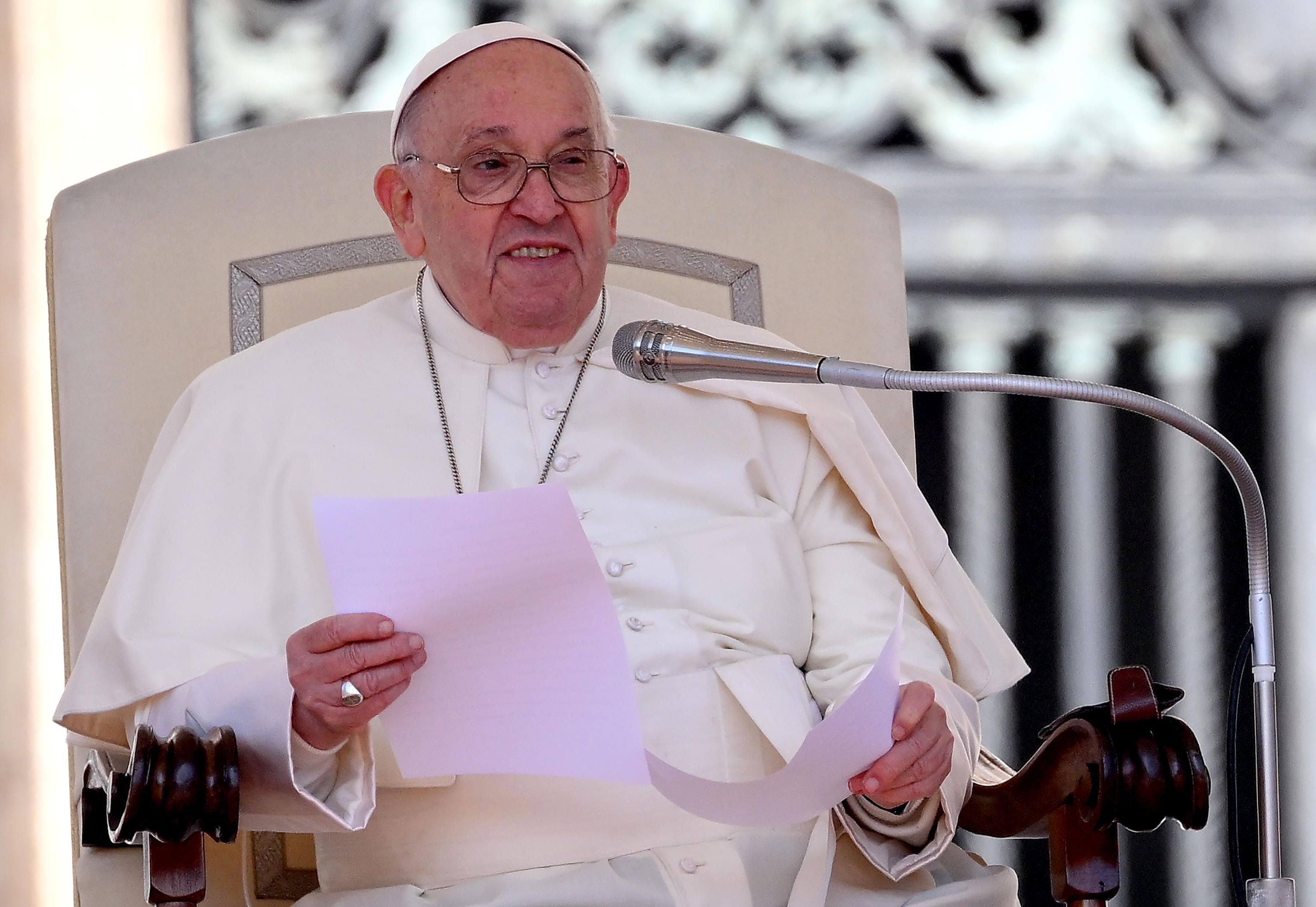 El papa Francisco aseguró que ora diariamente por un policía de Colombia - crédito Ettore Ferrari/EPA/EFE