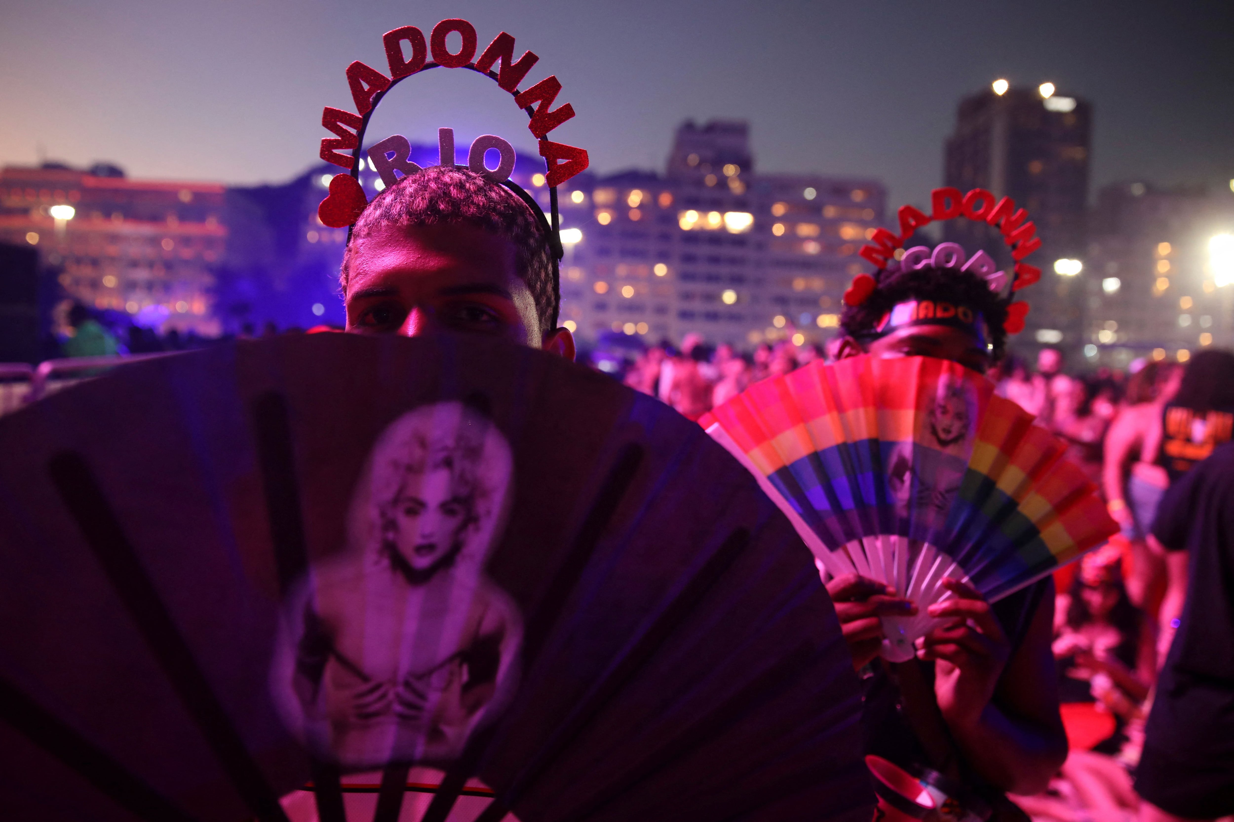 El público espera el show de Madonna con mucha alegría REUTERS/Lucas Landau