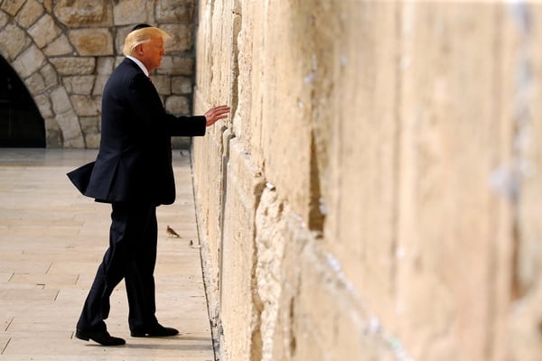 Donald Trump en Jerusalén (REUTERS/Jonathan Ernst)