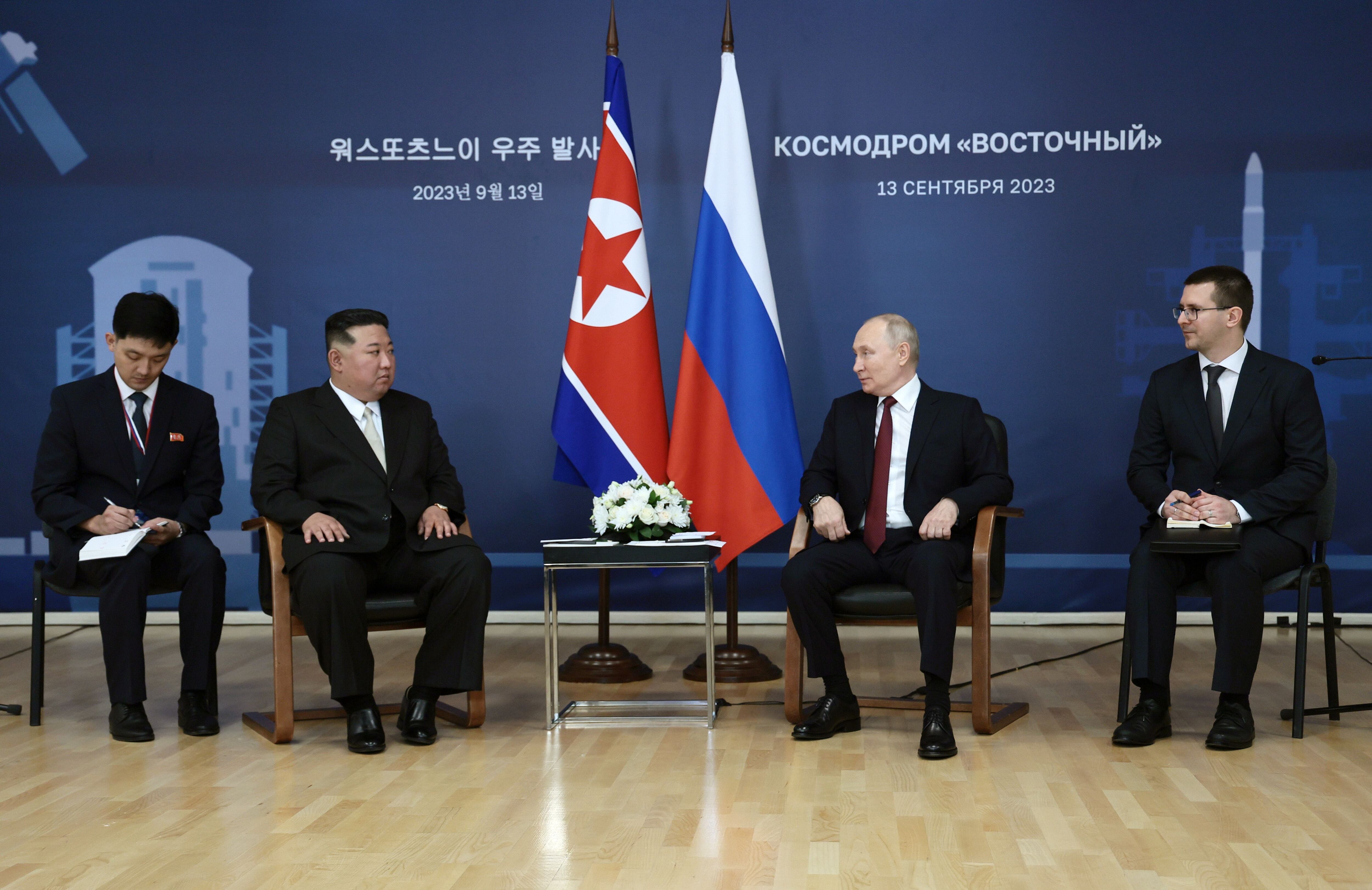 Kim Jong-un viajó a Rusia esta semana (EFE/Vladimir Smirvov/Sputnik/Kremlin)
