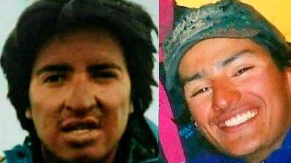 "Leroy" Villa y Nicolás Ibazeta, tenían 23 y 22 años cuando desaparecieron en la montaña, en junio de 1996