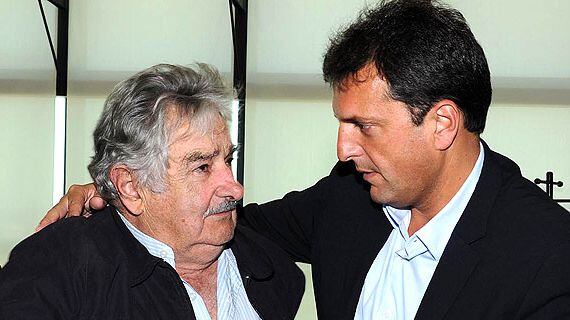 Sergio Massa y José Mujica