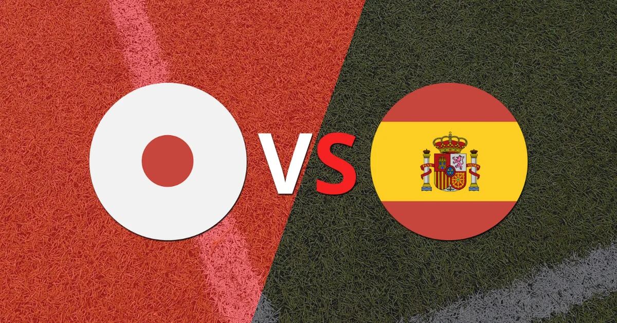 España vs Japón se van al descanso con un marcador 1-0