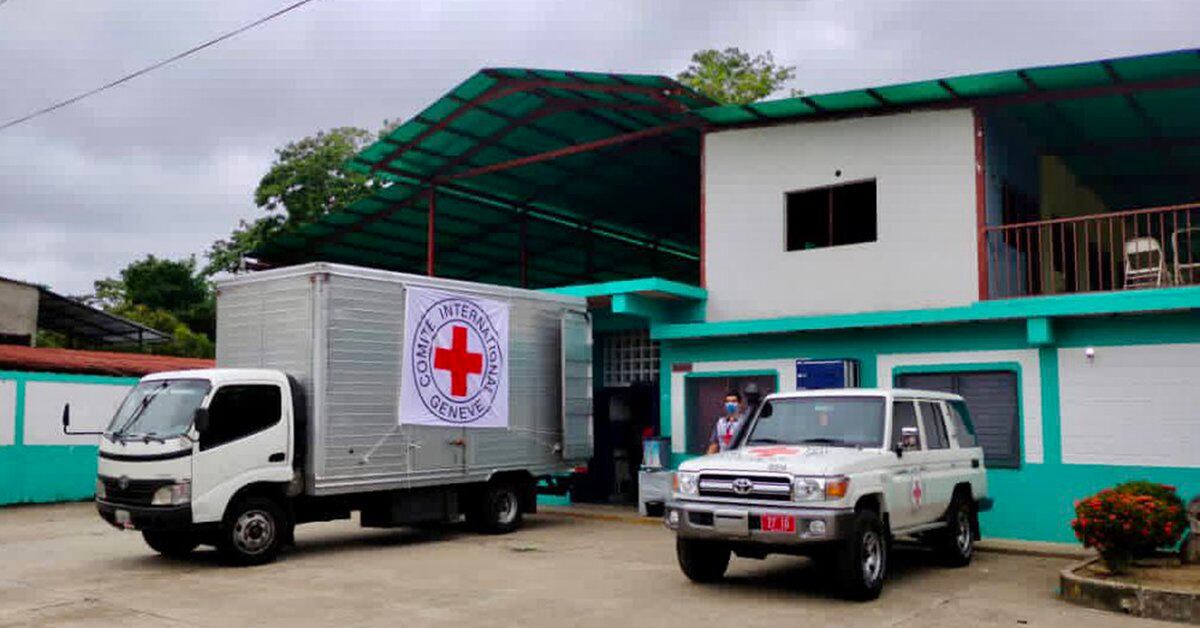 La Cruz Roja provided medical assistance to Apure, the Venezuelan municipality affected by the fighting between the Ejército and the FARC