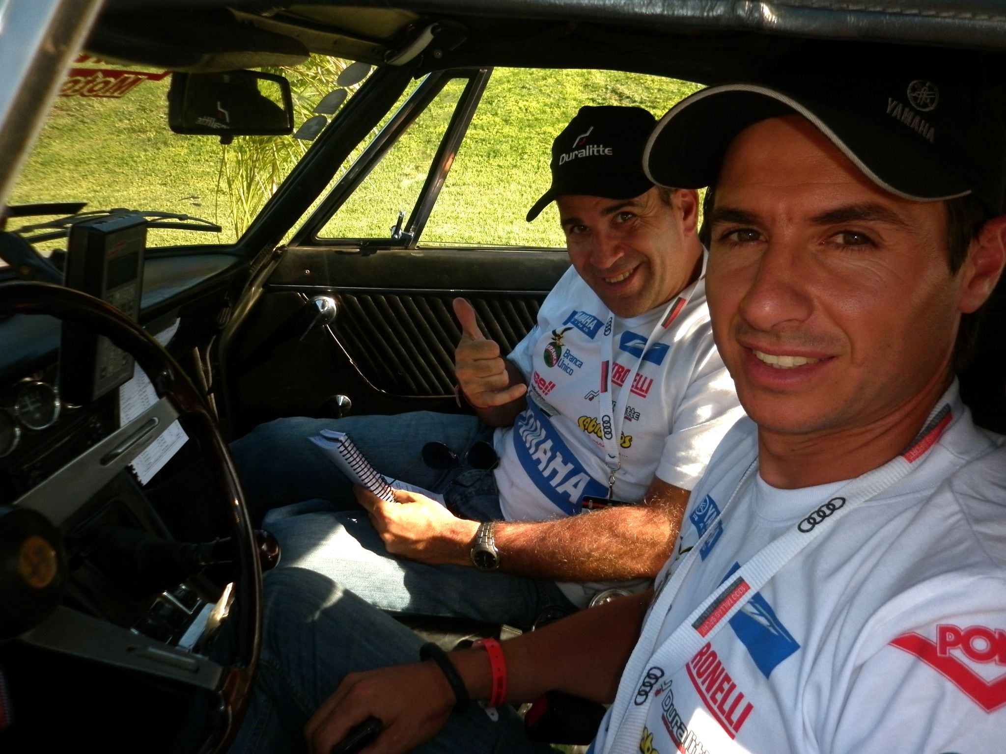 Alejandro Patronelli, dos veces ganador del Rally Dakar en Cuatriciclos, también disfrutó de la clásica carrera (Prensa Mil Millas Sport)