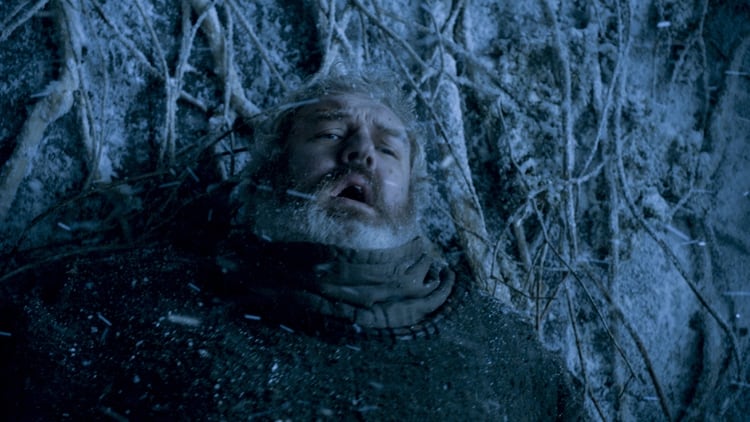 Hodor, sosteniendo la puerta para que Bran pueda huir de los muertos (Foto: HBO)