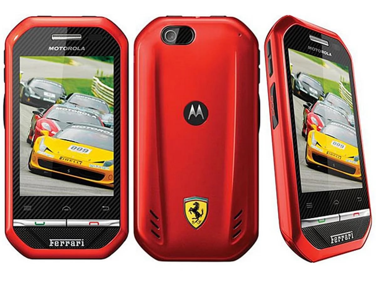 La nueva Ferrari de Motorola para líneas Nextel - Infobae