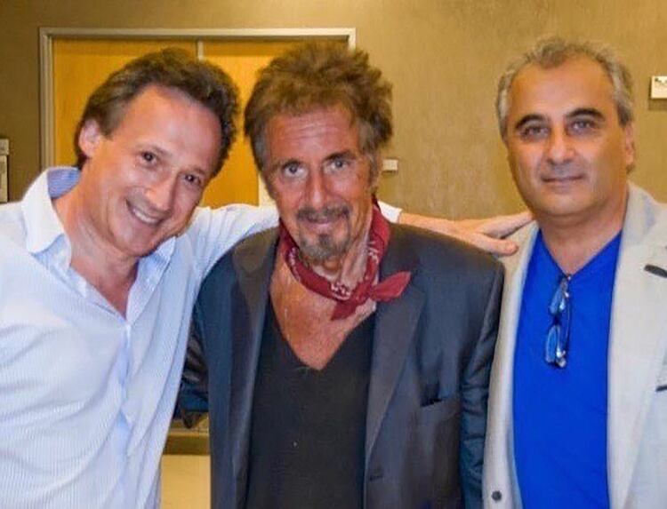 Bernard Hiller junto Al Pacino (@berniehiller)