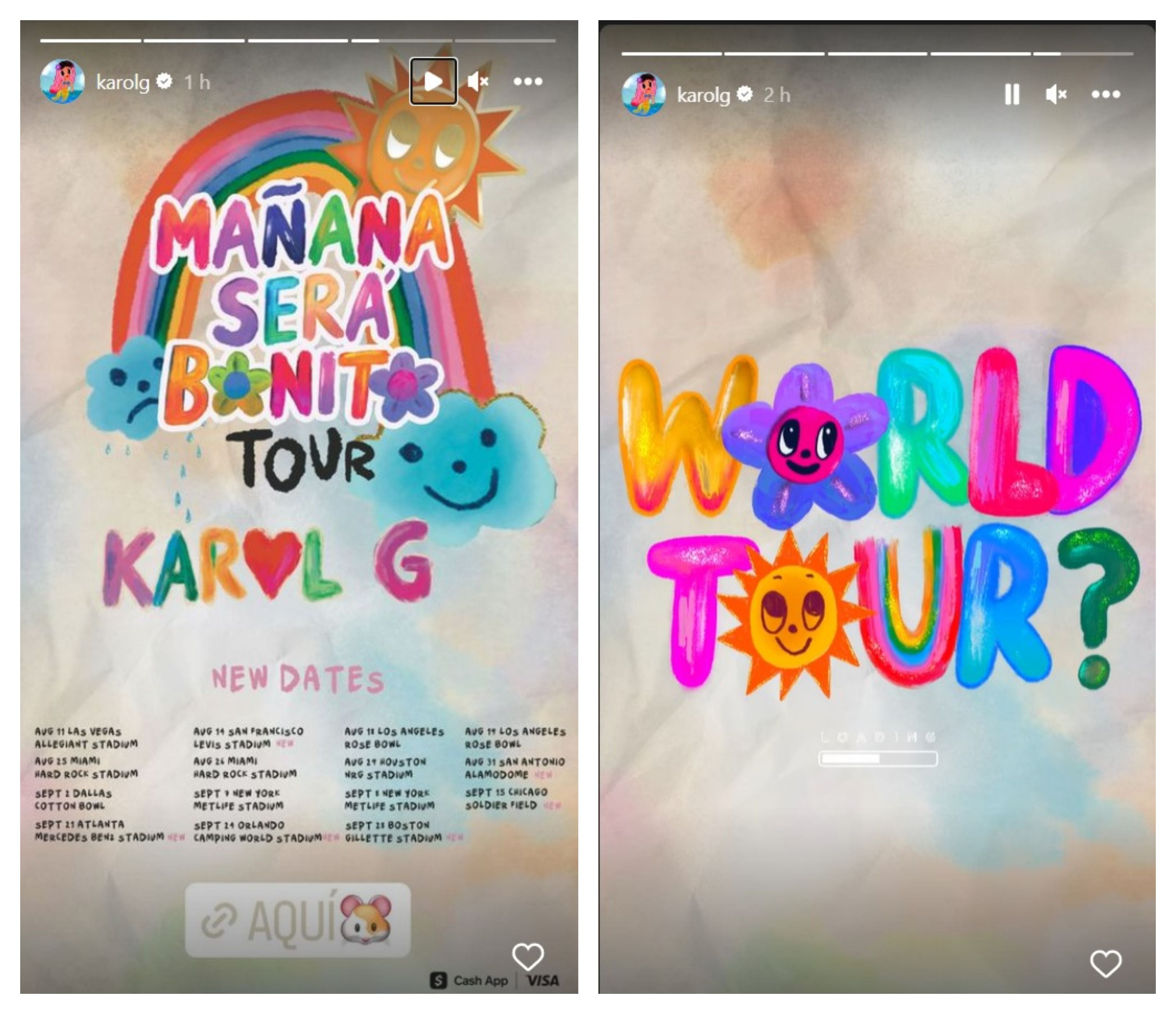 Karol G anunció nuevas fechas de su ‘Mañana será bonito tour’