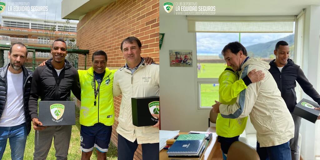 El técnico de la selección Colombia está de gira por la Liga Colombiana, Néstor Lorenzo visitó la sede de La Equidad