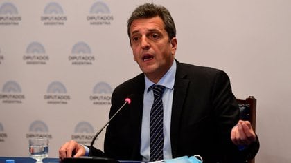 El presidente de la Cámara de Diputados, Sergio Massa (Maximiliano Luna)