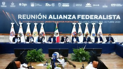 Allianz Federalist contra AMLO.  (Foto; Twitter @AFederalista)