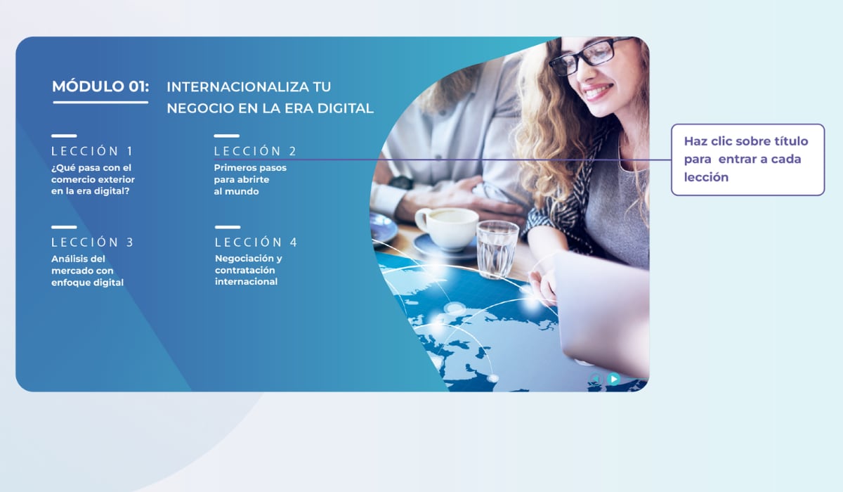 Hay tres ejes principales y el primero se focaliza en la internacionalización del negocio en la era de la digitalización. (Connectamericas)