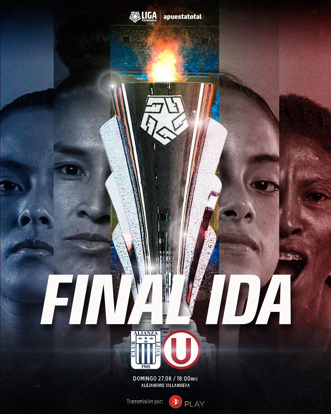 Alianza Lima y Universitario de Deportes jugarán la primera final en Matute.