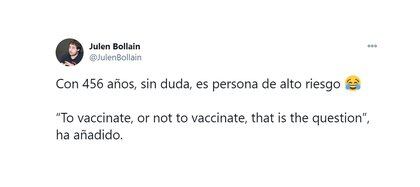 "Vacunarse o no vacunarse, esa es la cuestión"