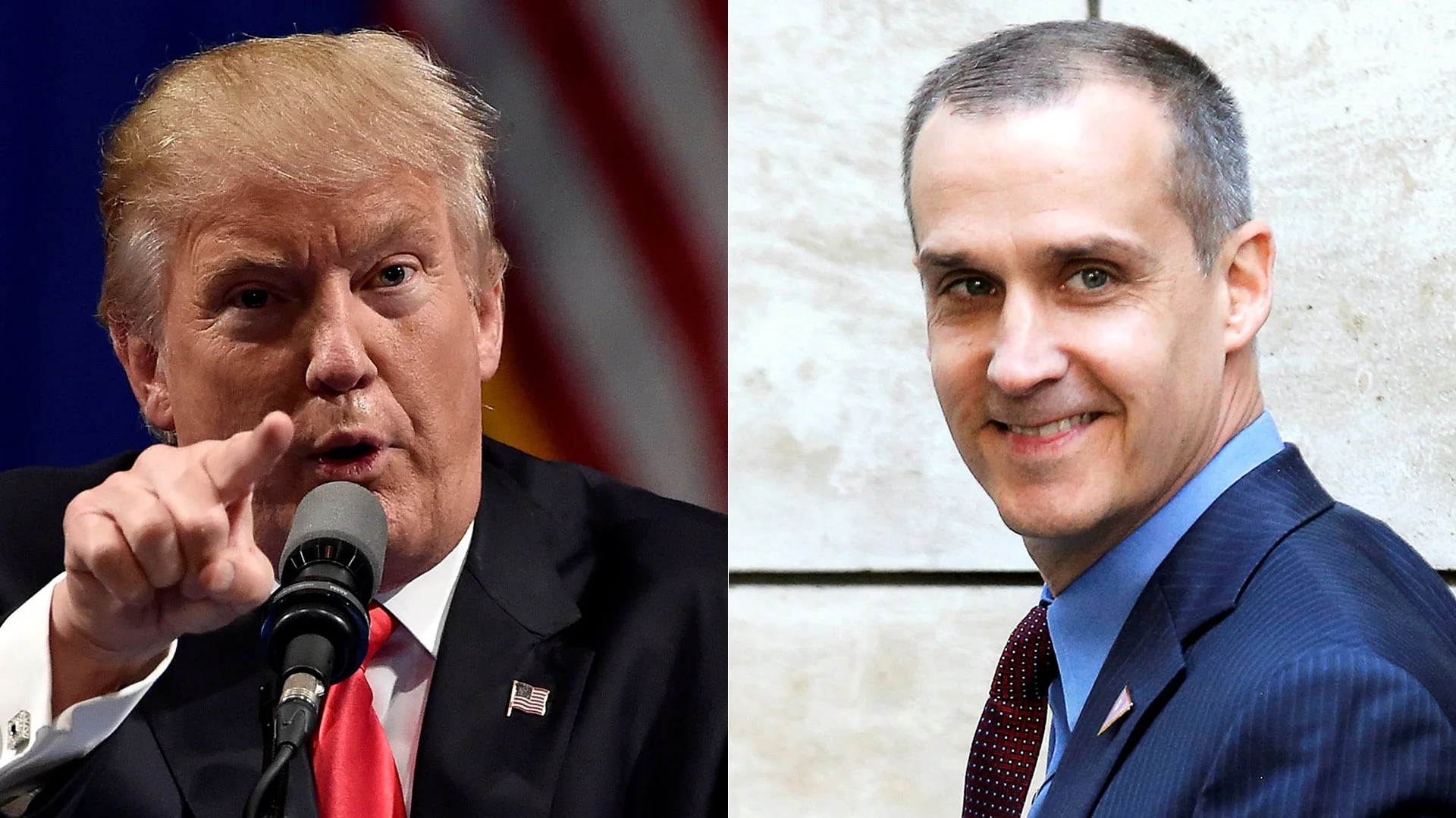 El  virtual candidato republicano, Donald Trump, y su ex jefe de campaña, Corey Lewandowski (Reuters)