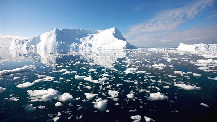 El deshielo es una de las consecuencias del cambio climático