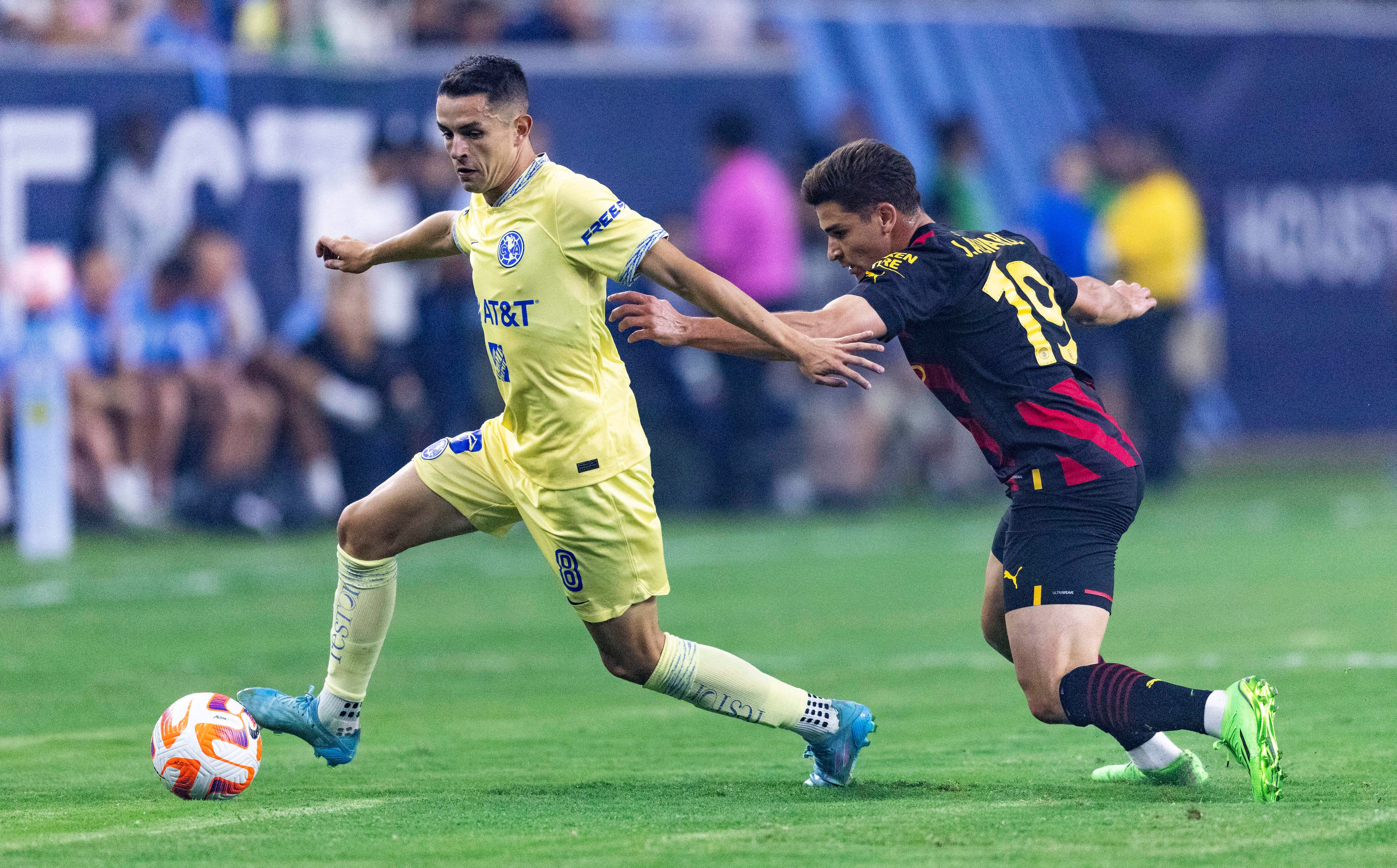 Julián Álvarez disputó 70 minutos en su debut en el Manchester City (Foto: USA TODAY Sports)