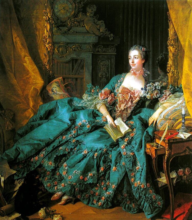 “El Retrato de la marquesa de Pompadour” (1756) de François Boucher