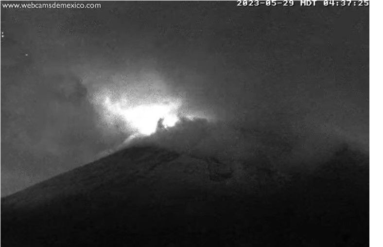 Volcán Popocatépetl desde Tlamacas 29 05 2023