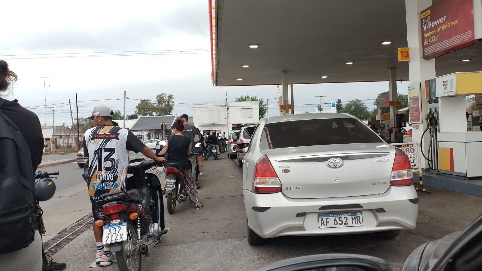 Falta de combustible en San Nicolás