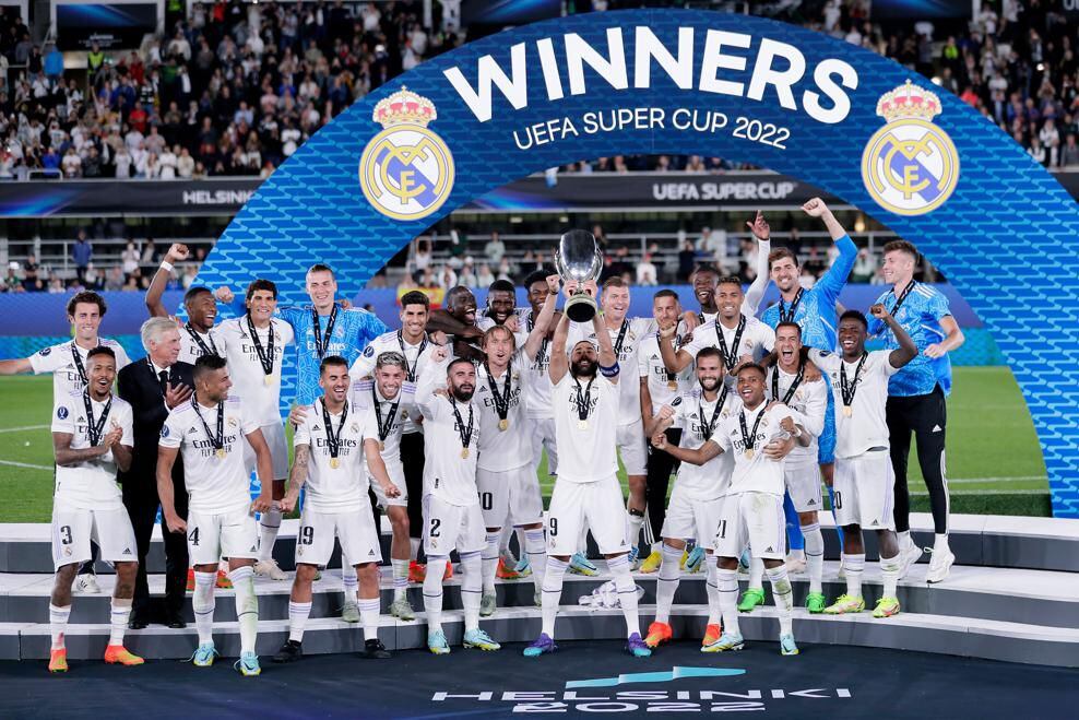 Real Madrid campeón de la Supercopa de la UEFA 2022