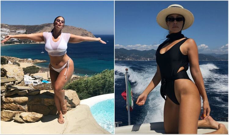 Ashley Graham y Kourtney Kardashian han mostrado imágenes sin retoque (Instagram)