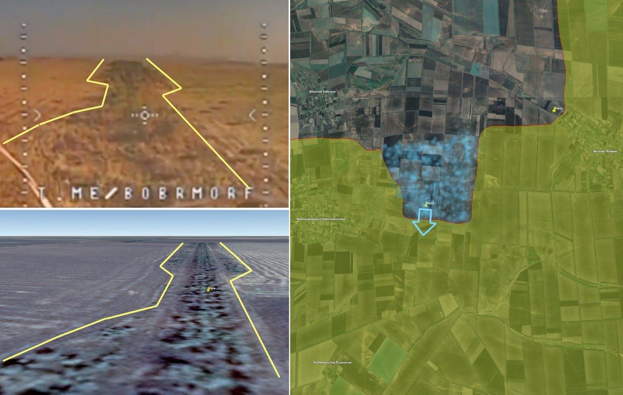 Las imágenes satelitales parecen confirmar la penetración ucraniana cerca de Verbove